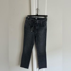 paige black skinny jeans size 24
